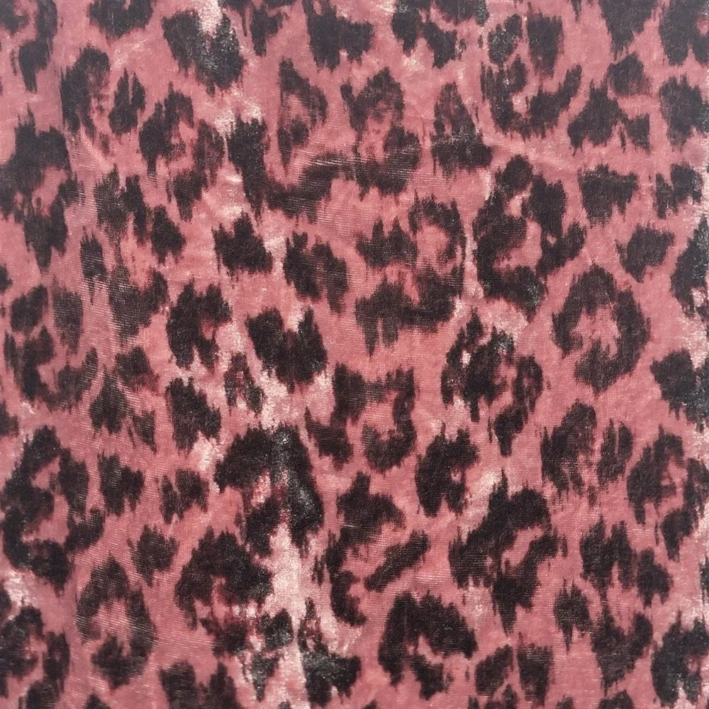 Vintage J. Crew Always Tank Top‎ Cami Women Size 8 Leopard Printed Mauve Velvet
